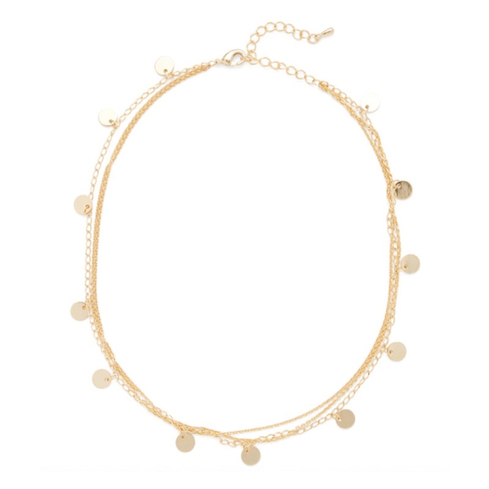 NWOT Sophie Harper Layered Disc Choker Necklace